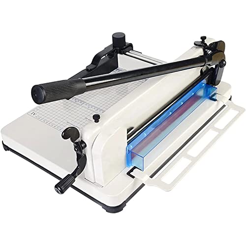 QRTERTYG Papierschneider, Papierschneider, Papierschneider, Papier-Fotoschneider, 400 Blatt A4, Guillotine-Trimmer mit Metallsockel für Bastelpapier, Gutscheine, Etiketten und Karton von QRTERTYG