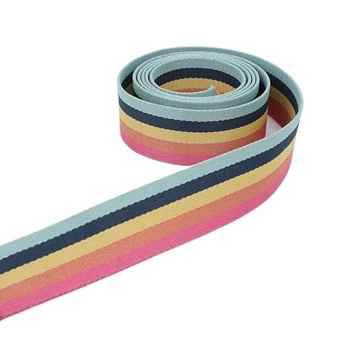 QSCTYG 2/4M 38mm Polyester Weben Gurtband Gepäck Taschen Gurt Band DIY Kleidungsstück Dekor Spitze Band Nähen zubehör(38mm-4Meters) von QSCTYG