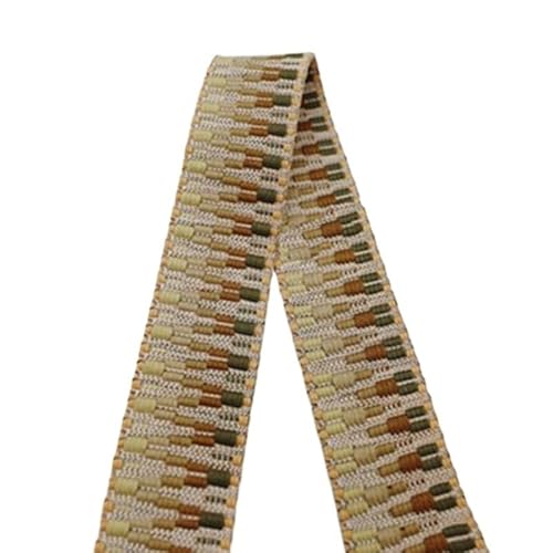 QSCTYG 2/5Y 38/50mm Ethnische Jacquard Gurtband Polyester Band Band Taschen Strap Trims Kleidung Gürtel Dekoration Spitze Band DIY Nähen Schrägband(04-50mm,2Yards) von QSCTYG