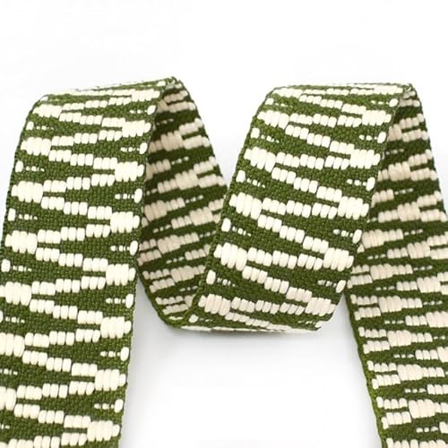 QSCTYG 2/5Y 38/50mm Ethnische Jacquard Gurtband Polyester Band Band Taschen Strap Trims Kleidung Gürtel Dekoration Spitze Band DIY Nähen Schrägband(13-38mm,2Yards) von QSCTYG