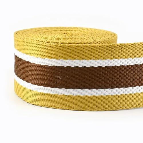 QSCTYG 5 Meter 38 mm Jacquard-Gurtband for Taschengurt, ethnisches Band, Gepäck, Dekor, Nähen, Schrägband, DIY-Gürtel, Schuhe, Zubehör(RD053-05) von QSCTYG