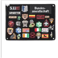 QSJSM Militär Taktische Wandpaneel Taktische Militärische Visualisierung Panel mit Moral Patch Panel Faltbare Wand Airsoft Patch von QSJSM