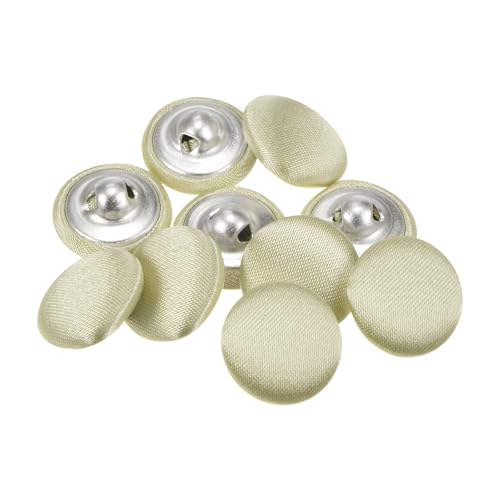 QUARKZMAN 10 Stück Champagner Knöpfe mit Stoffüberzug 15mm Satinstoff Bezogen Nähknöpfe Runde Bastelknöpfe Metallschaft Ösenknöpfe Vintage für Mantel Kleidung Jacke Blazer Anzüge DIY QUARKZMAN 10 Stück Champagner Knöpfe mit Stoffüberzug 15mm Satinstoff Bezogen Nähknöpfe Runde Bastelknöpfe Metallschaft Ösenknöpfe Vintage für Mantel Kleidung Jacke Blazer Anzüge DIY von QUARKZMAN