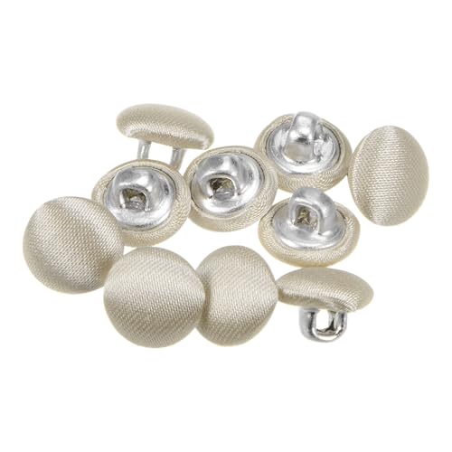QUARKZMAN 10 Stück Grau Knöpfe mit Stoffüberzug 10mm Satinstoff Bezogen Nähknöpfe Runde Bastelknöpfe Metallschaft Ösenknöpfe Vintage für Mantel Kleidung Jacke Blazer Anzüge DIY QUARKZMAN 10 Stück Grau Knöpfe mit Stoffüberzug 10mm Satinstoff Bezogen Nähknöpfe Runde Bastelknöpfe Metallschaft Ösenknöpfe Vintage für Mantel Kleidung Jacke Blazer Anzüge DIY von QUARKZMAN