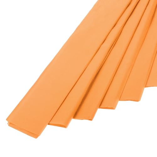 QUARKZMAN 10 Stück Krepppapierrolle Krepppapierdekoration 0,95 m lang 5 cm breit für Hochzeitszeremonie Verschiedene Festivals Dekoration, Orange Gelb von QUARKZMAN