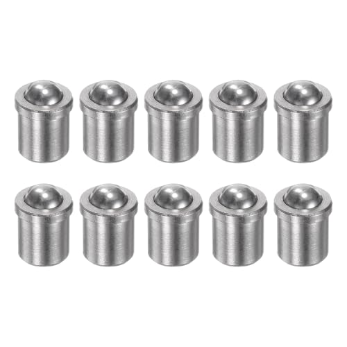 QUARKZMAN 10 Stück Kugeldruckstift 4x5mm 304 Edelstahl Präzisions-Positionierungsperlen Kugelspitzen-Federdruckstifte Kugelfangriegel für Türmechanische Geräte Klemmen Möbel von QUARKZMAN