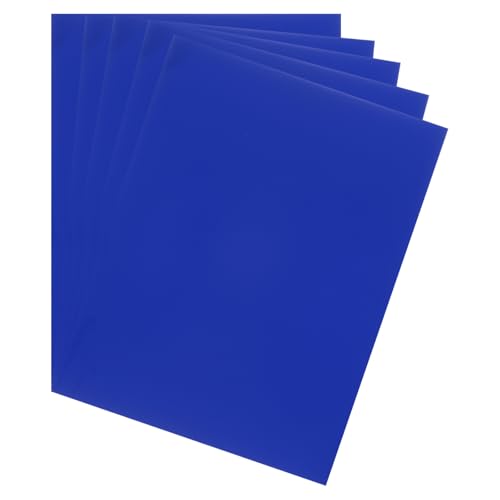 QUARKZMAN 10 Stück Spiegelkartonbögen, 11,7" x 8" Metallic Kartonpapier, 250GSM Folienkarton Reflexionsbögen für Geschenkverpackungen, DIY Kartenbasteln, Blau von QUARKZMAN