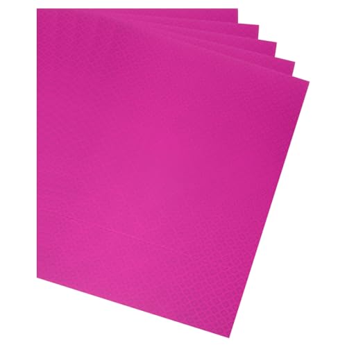 QUARKZMAN 10 Stück holographisches Kartonpapier, 11,7" x 8" irisierende Papierbögen, glänzende reflektierende Platten für Geschenkverpackungen, DIY-Kartenbasteln, quadratisch in Rosarot von QUARKZMAN