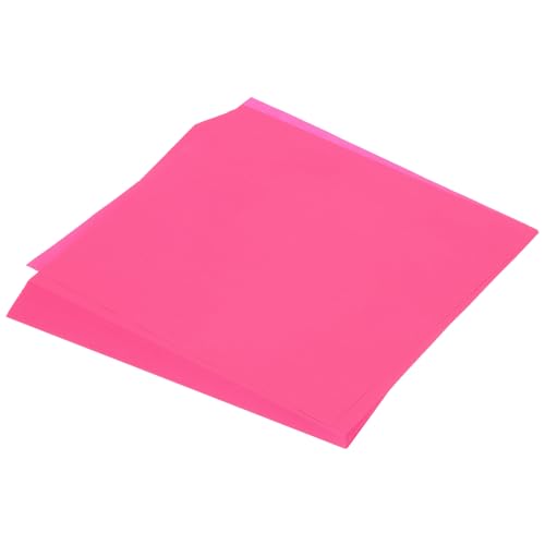 QUARKZMAN 100 Blatt Origami-Papier beidseitig fluoreszierendes Pink 25 x 25 cm 70 g/m² quadratisches Faltblatt für Kunsthandwerk, Anfänger, Geschenkdekoration von QUARKZMAN