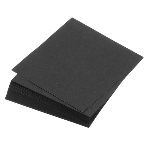 QUARKZMAN 100 Blatt Origami-Papier beidseitig schwarz 10 x 10 cm 70 g/m² quadratisches Faltblatt für Kunsthandwerk, Anfänger, Geschenkdekoration von QUARKZMAN