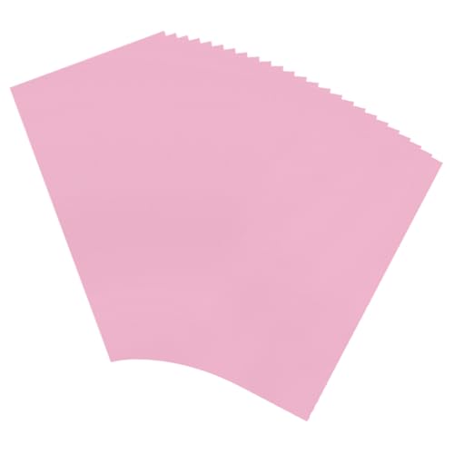 QUARKZMAN 100 Blatt hitzereaktives Folienpapier, 20x29cm Pink Folienübertragungsblätter Tonerreaktive Folie Übertragungsfolie für Basteln DIY Kartenherstellung Albumdekoration von QUARKZMAN