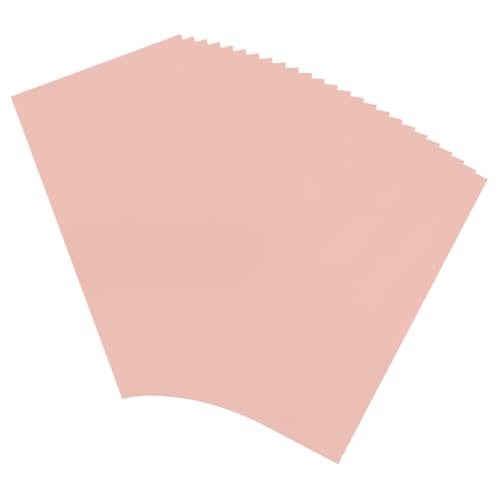 QUARKZMAN 100 Blatt hitzereaktives Folienpapier, 20x29cm Roségold Folienübertragungsblätter Tonerreaktive Folie Übertragungsfolie für Basteln DIY Kartenherstellung Albumdekoration von QUARKZMAN