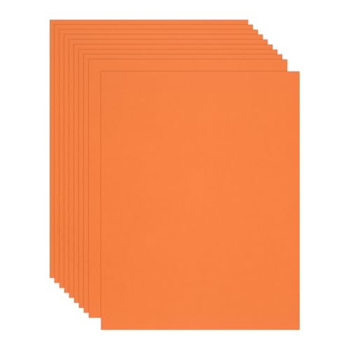 QUARKZMAN 100 Stück farbiges Tonpapier, 9 x 6 Zoll Orange Rot Origami Papier für Papier DIY Kunstbedarf, Papiermalerei, Scrapbooking, Papierbasteln von QUARKZMAN