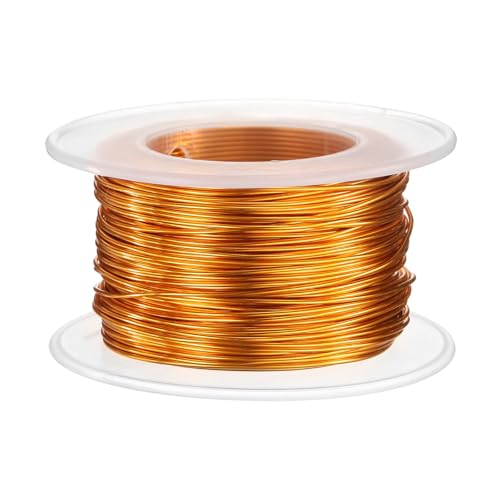 QUARKZMAN 20 Gauge Basteldraht Aluminiumdraht 0,8mm x 30m (D x L) Flexibler Biegsamer Aludrahter Metall Schmuckdraht Blumendraht für Schmuckherstellung Modellierung Basteln DIY, Goldton QUARKZMAN 20 Gauge Basteldraht Aluminiumdraht 0,8mm x 30m (D x L) Flexibler Biegsamer Aludrahter Metall Schmuckdraht Blumendraht für Schmuckherstellung Modellierung Basteln DIY, Goldton von QUARKZMAN