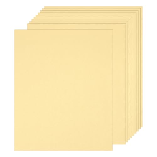 QUARKZMAN 25 Stück Schimmer Kartonpapier, 8 x 11 Zoll Weiß Gold Schimmerpapierbögen, Metallisches Kartonpapier für Kunstbedarf, Papierbasteln, DIY Basteln von QUARKZMAN