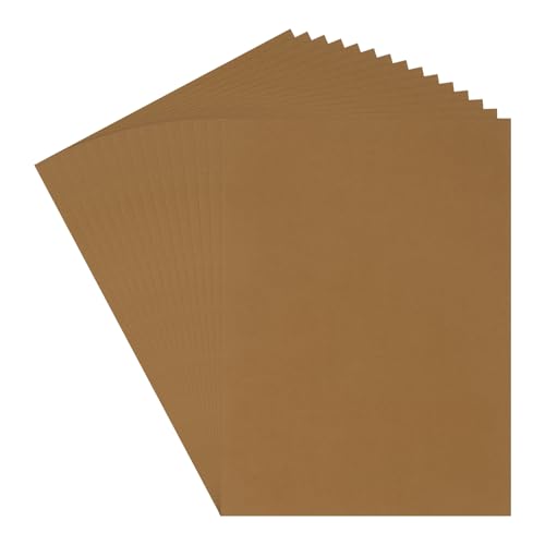 QUARKZMAN 30 Blätter Kaffeekarton 20" x 15", 200gsm/75lb Dickes Kartonpapier für Basteln, Einladungen, Kartenherstellung, Scrapbooking, Zeichnen von QUARKZMAN