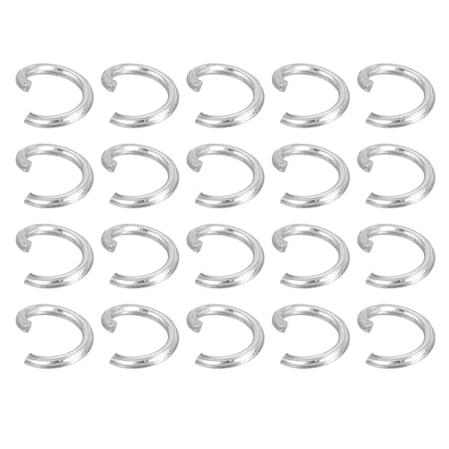 QUARKZMAN 300 Stück Biegeringe Edelstahl, 4,5 mm Spaltringe Metall 0,7 mm Dicke Offene Ringe Schmuck Reparatur Kettenringe Sprungringe für Schmuckherstellung Armbänder Halsketten Handwerk von QUARKZMAN