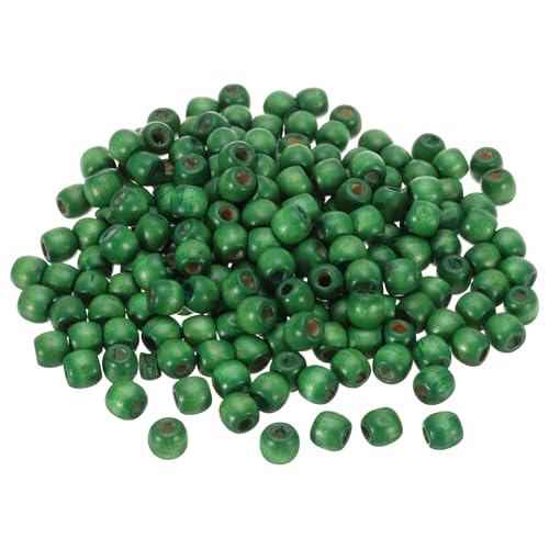 QUARKZMAN 400 Stück Holzperlen, 11mm bunte runde Holzperlen Unvollendete Holzdekoperlen Lose Perlen Holzabstandshalterperlen für Heimdekoration DIY Basteln Halskette Armband, Grasgrün QUARKZMAN 400 Stück Holzperlen, 11mm bunte runde Holzperlen Unvollendete Holzdekoperlen Lose Perlen Holzabstandshalterperlen für Heimdekoration DIY Basteln Halskette Armband, Grasgrün von QUARKZMAN