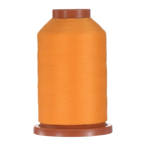 QUARKZMAN 40D/2 Nähgarn 1100 Yards Polyester Haushaltsnähfaden Handstich Polyestergarn für Kleidungsnähen Schuhbeutelreparatur DIY-Basteln Orange von QUARKZMAN