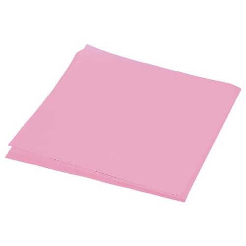 QUARKZMAN 50 Blatt Origami Papier, doppelseitiges Bastelpapier rosa 25 x 25 cm Bastelpapier Set 70 g/m², Faltpapier Quadratisch für Kinder-Erwachsene, DIY, Schul-Kunsthandwerksprojekte von QUARKZMAN