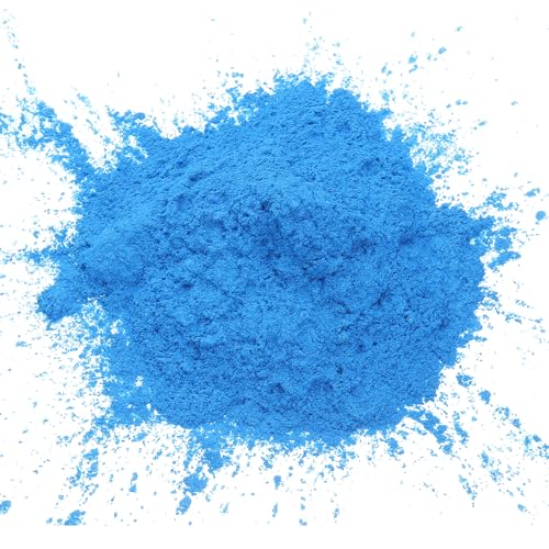 QUARKZMAN 50g/1.8oz Mica Pulver Natürliche Harz Epoxid Pigment Pulver für Gießharz, Autolack, DIY Kunst und Handwerk, Dunkelblau von QUARKZMAN