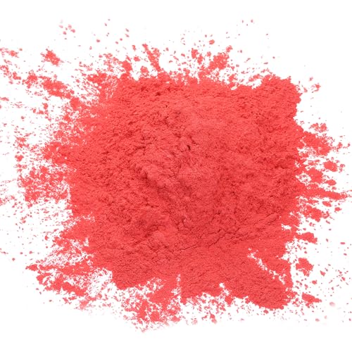 QUARKZMAN 50g/1.8oz Mica Pulver Natürliche Harz Epoxid Pigment Pulver für Gießharz, Autolack, DIY Kunst und Handwerk, Dunkelrot von QUARKZMAN