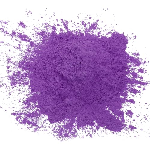 QUARKZMAN 50g/1.8oz Mica Pulver Natürliche Harz Epoxid Pigment Pulver für Gießharz, Autolack, DIY Kunst und Handwerk, Irisierendes Lila von QUARKZMAN