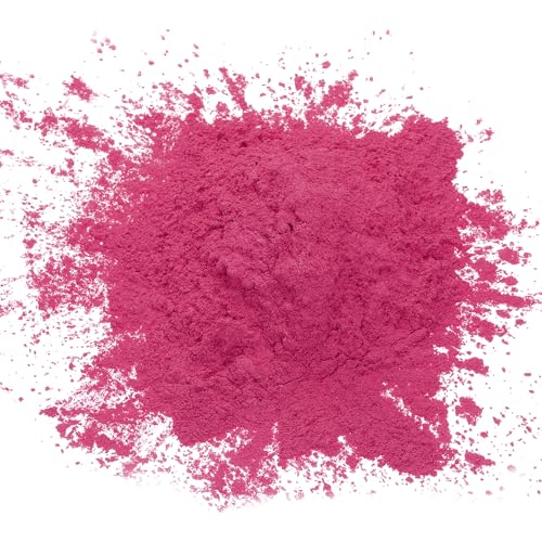 QUARKZMAN 50g/1.8oz Mica Pulver Natürliche Harz Epoxid Pigment Pulver für Gießharz, Autolack, DIY Kunst und Handwerk, Rosarot von QUARKZMAN