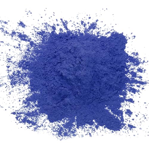 QUARKZMAN 50g/1.8oz Mica Pulver Natürliche Harz Epoxid Pigment Pulver für Gießharz, Autolack, DIY Kunst und Handwerk, Saphirblau von QUARKZMAN