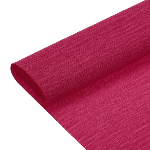 QUARKZMAN 6 Stück Krepppapierrolle 8,2 Fuß lang 9,84 Zoll breit für Hochzeitszeremonie Verschiedene große Festivals Dekoration, Dunkelrot QUARKZMAN 6 Stück Krepppapierrolle 8,2 Fuß lang 9,84 Zoll breit für Hochzeitszeremonie Verschiedene große Festivals Dekoration, Dunkelrot von QUARKZMAN