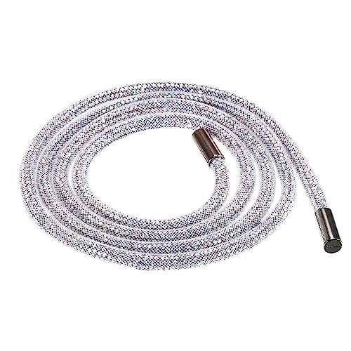 QUARKZMAN 6mm x 120cm Strass Rohr Seil Bling Kristall Strass Schnur Seil für Basteln Pullover Jogginghosen Dekoration Weiß Netz Weiß Farbe Diamant von QUARKZMAN