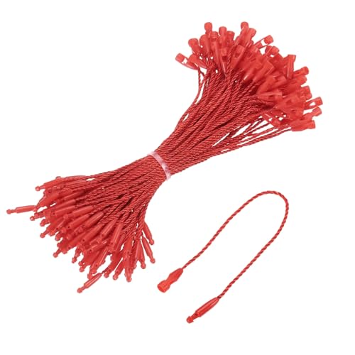 QUARKZMAN Baumwoll-Hangtag-Schnappverschluss-Pins Loop-Preisschild-Befestiger-Plastiketikettenbinder Rot 4,7 Zoll Packung mit 100 QUARKZMAN Baumwoll-Hangtag-Schnappverschluss-Pins Loop-Preisschild-Befestiger-Plastiketikettenbinder Rot 4,7 Zoll Packung mit 100 von QUARKZMAN