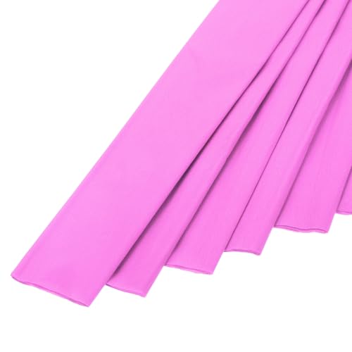 QUARKZMAN Crepe Papier Rollen Crepe Papier Dekoration 5,2 Fuß lang 21,3 Zoll breit für Hochzeitszeremonie Verschiedene Festdekorationen, Pink von QUARKZMAN