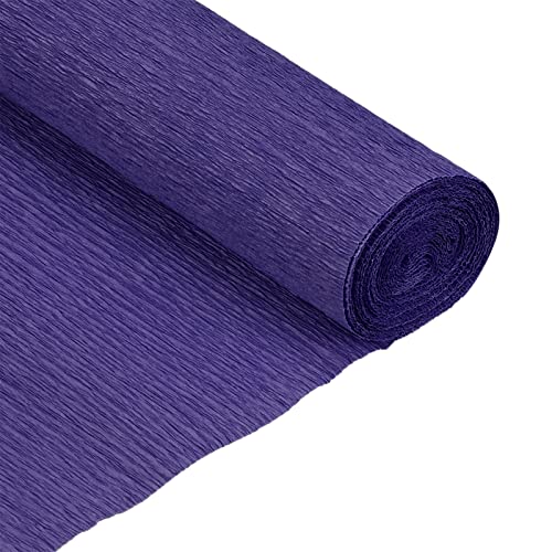 QUARKZMAN Crepe Papier Rolls 7.5ft Long 20 Inch Wide for Various Large Hanging Party Backdrop DIY Dekorations, DIY Supplies, Sapphire Blue Pack of 3 von QUARKZMAN