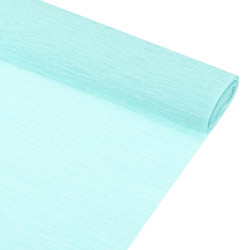 QUARKZMAN Crepe-Papierrolle 8,2 Fuß lang 10 Zoll breit für Hochzeitszeremonie Verschiedene große Festivals Dekoration, Hellblau 2 Stück QUARKZMAN Crepe-Papierrolle 8,2 Fuß lang 10 Zoll breit für Hochzeitszeremonie Verschiedene große Festivals Dekoration, Hellblau 2 Stück von QUARKZMAN