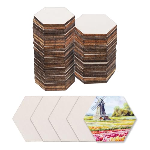 QUARKZMAN Holz zum Basteln, 50 Stück 3cm Hexagon Holzscheiben Deko zum Bemalen, für Hochzeit,DIY Basteln, Brandmalerei,Geschenk,Weihnachtsschmuck QUARKZMAN Holz zum Basteln, 50 Stück 3cm Hexagon Holzscheiben Deko zum Bemalen, für Hochzeit,DIY Basteln, Brandmalerei,Geschenk,Weihnachtsschmuck von QUARKZMAN