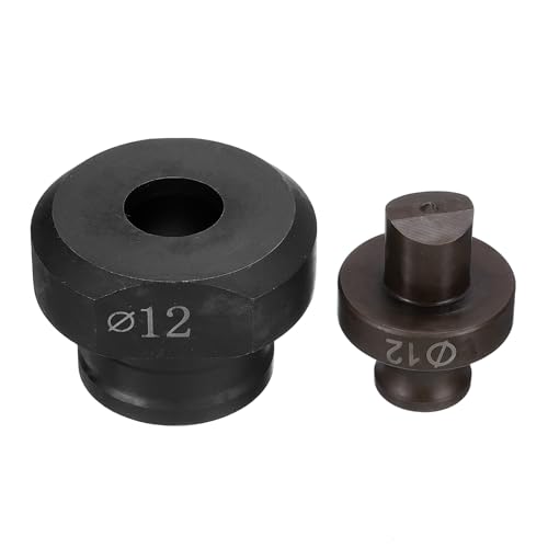 QUARKZMAN Hydraulische Lochstanzeinsätze 12mm Präzises Rundloch Elektrisches Hydraulik-Lochstanzen-Set für MHP-20 JP-20 Elektrische Hydraulik-Lochstanzen-Maschine, Burgund & Schwarz QUARKZMAN Hydraulische Lochstanzeinsätze 12mm Präzises Rundloch Elektrisches Hydraulik-Lochstanzen-Set für MHP-20 JP-20 Elektrische Hydraulik-Lochstanzen-Maschine, Burgund & Schwarz von QUARKZMAN