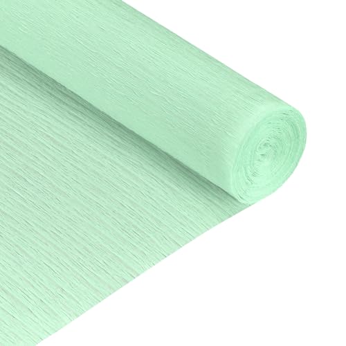 QUARKZMAN Krepppapier 50 x 210 cm Kräuselpapier Pastell Crepe Paper Seidenpapier Floristenkrepp Crepe-Papier zum Basteln Dekoration Geschenk Verpackung Blumen, Helles Grün QUARKZMAN Krepppapier 50 x 210 cm Kräuselpapier Pastell Crepe Paper Seidenpapier Floristenkrepp Crepe-Papier zum Basteln Dekoration Geschenk Verpackung Blumen, Helles Grün von QUARKZMAN