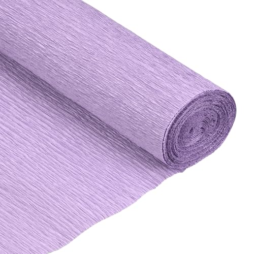 QUARKZMAN Krepppapier 50 x 210 cm Kräuselpapier Pastell Crepe Paper Seidenpapier Floristenkrepp Crepe-Papier zum Basteln Dekoration Geschenk Verpackung Blumen, Hellviolett QUARKZMAN Krepppapier 50 x 210 cm Kräuselpapier Pastell Crepe Paper Seidenpapier Floristenkrepp Crepe-Papier zum Basteln Dekoration Geschenk Verpackung Blumen, Hellviolett von QUARKZMAN