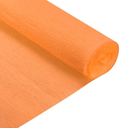 QUARKZMAN Krepppapier 50 x 210 cm Kräuselpapier Pastell Crepe Paper Seidenpapier Floristenkrepp Crepe-Papier zum Basteln Dekoration Geschenk Verpackung Blumen, Orange Gelb QUARKZMAN Krepppapier 50 x 210 cm Kräuselpapier Pastell Crepe Paper Seidenpapier Floristenkrepp Crepe-Papier zum Basteln Dekoration Geschenk Verpackung Blumen, Orange Gelb von QUARKZMAN