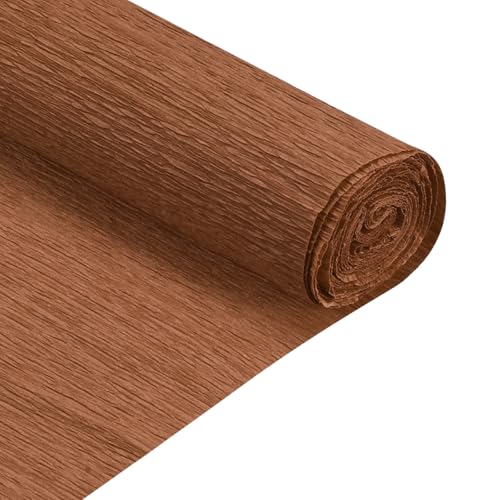 QUARKZMAN Krepppapier 50 x 210 cm Kräuselpapier Pastell Crepe Paper Seidenpapier Floristenkrepp Crepe-Papier zum Basteln Dekoration Geschenk Verpackung Blumen, Rot Braun QUARKZMAN Krepppapier 50 x 210 cm Kräuselpapier Pastell Crepe Paper Seidenpapier Floristenkrepp Crepe-Papier zum Basteln Dekoration Geschenk Verpackung Blumen, Rot Braun von QUARKZMAN
