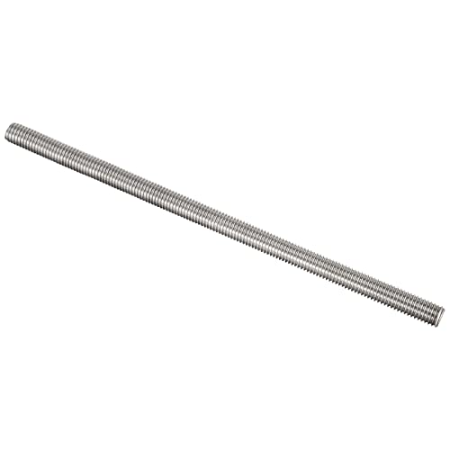 QUARKZMAN M12 x 250mm 1.75mm Steigung Vollgewindestangen x 1 Stück 304 Edelstahl Rechtsgewinde Stange für Bolzen und Klemmen und Aufhänger und U-Bolzen Silber von QUARKZMAN