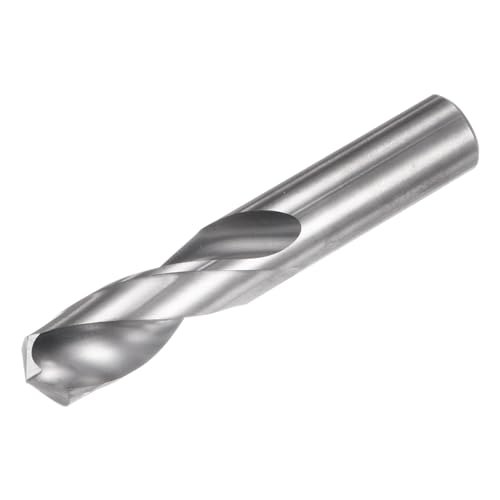 QUARKZMAN Massiver Hartmetall-Bohrer, 12,5 mm (0,492") YG6X/C3 Mikrokorn-Hartmetall-Spiralbohrer mit geradem Schaft zum Bohren von Edelstahl, Aluminium, Metall und Kunststoff von QUARKZMAN