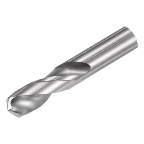 QUARKZMAN Massiver Hartmetall-Bohrer, 12 mm (0,472") YG6X/C3 Mikrokorn-Wolframkarbid-Spiralbohrer mit geradem Schaft zum Bohren von Edelstahl, Aluminium, Metall und Kunststoff von QUARKZMAN