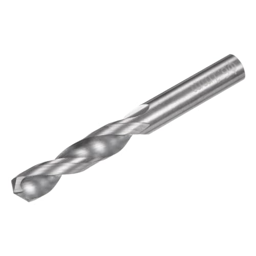 QUARKZMAN Massiver Hartmetall-Bohrer, 6,1 mm (0,24") YG6X/C3 Mikrokorn-Hartmetall-Spiralbohrer mit geradem Schaft zum Bohren von Edelstahl, Aluminium, Metall und Kunststoff von QUARKZMAN