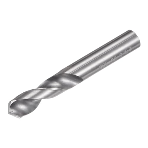 QUARKZMAN Massiver Hartmetall-Bohrer, 8,5 mm (0,335") YG6X/C3 Mikrokorn-Hartmetall-Spiralbohrer mit geradem Schaft zum Bohren von Edelstahl, Aluminium, Metall und Kunststoff von QUARKZMAN