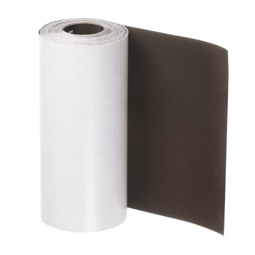 QUARKZMAN Nylon Reparaturflicken 3"x79" für Daunenjacken, selbstklebendes wasserdichtes Gewebeklebeband für Zeltkleidungstaschen, dunkelbraun von QUARKZMAN