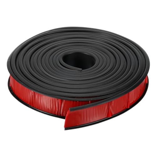 QUARKZMAN U-Form Kantenband, 16,4ft Selbstklebender U-Kanal Kanten Schutz TPE Flexibler Möbelkanten Schutz Furnierkantenabschluss für Schrank Tisch Regale (28mm, Schwarz) von QUARKZMAN