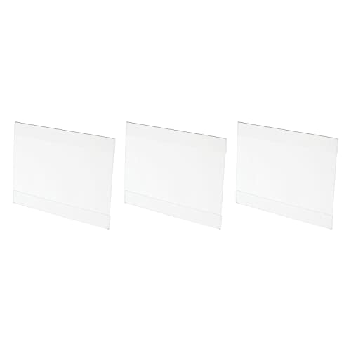 QUARKZMAN Wand Montage Preisschilder Zeichen Halterung 8.3 x 5.9" Horizontal Kennzeichnung für Kleidung Hausgemachte Preisgestaltung 3Pack von QUARKZMAN