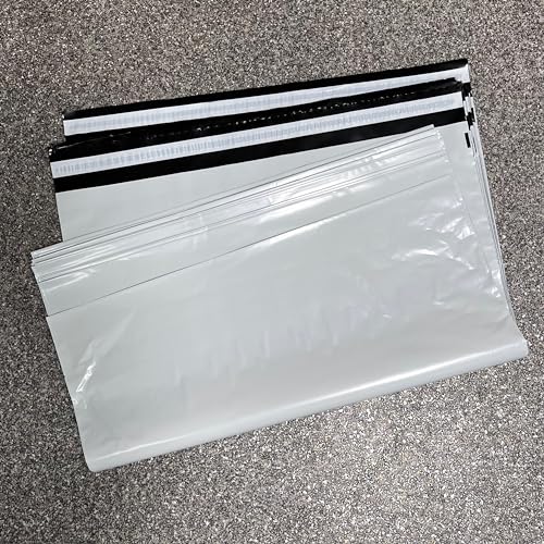 50 x Coex Versandbeutel 530 x 600 x 50 mm [60my] für Kleidung Groß Versandtaschen Versandtüten LDPE - Wasserdicht,Selbstklebend und Blickdicht (50, 530 x 600 x 50 mm) von QUEBAg